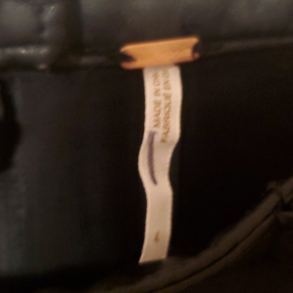 ๐ Free People black vegan leather moto mini skirt 4 - Picture 4 of 6